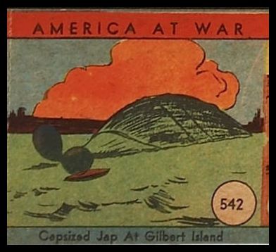 542 Capsized Jap At Gilbert Island